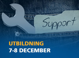 SUPPORT Utbildning 7-8 december